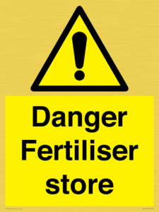 Danger Fertiliser store